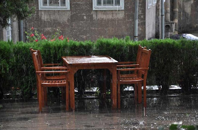 Ankara Garına Usulca İkindi Yağıyor
